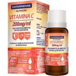 vitamina c 200mg/ml 20ml suplemento alimentar solução gotas catarinense pharma