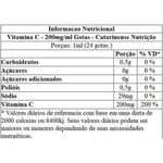 vitamina c 200mg/ml 20ml suplemento alimentar solução gotas catarinense pharma