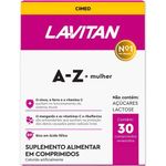lavitan az + mulher 30 comprimidos suplemento vitamínico mineral cimed