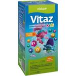 vitaz kids 240ml suplemento vitamínico mineral trolls sabor tangerina natulab