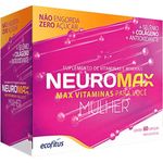 neuromax mulher 60 cápsulas suplemento de vitaminas e minerais ecofitus