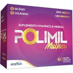 polimil mulher 60 cápsulas suplemento vitamínico e mineral ecofitus