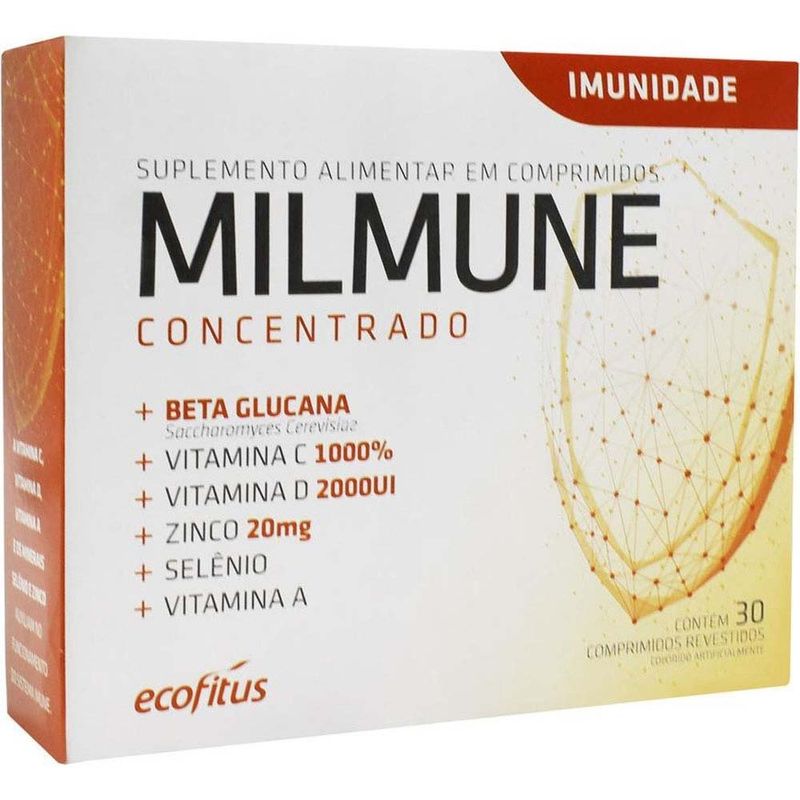 milmune concentrado 30 comprimidos revestidos ecofitus