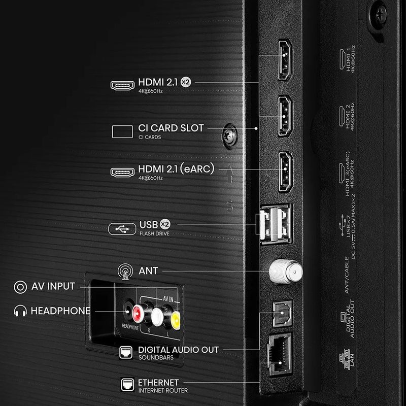 smart tv 50" qled 4k hisense uhd 50q6qv