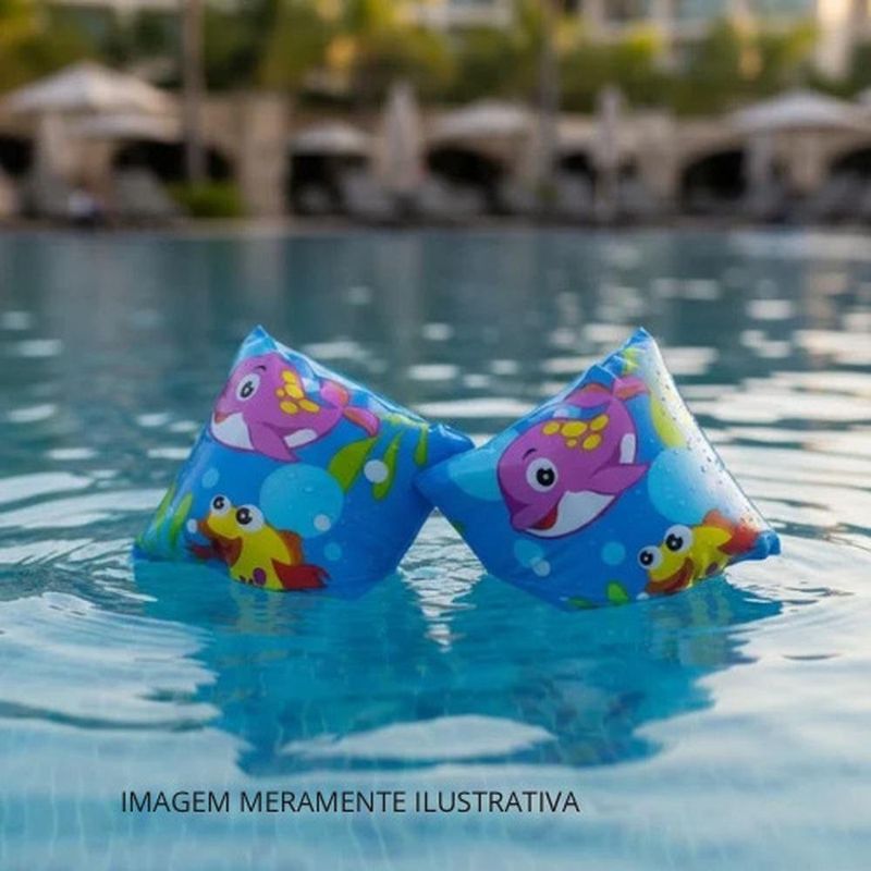 boia de braço inflável wet set golfinho (mp)