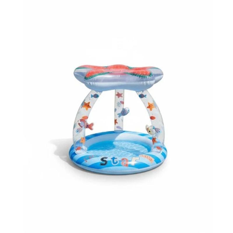 piscina inflável infantil wet set star colorido 102x89cm (mp)