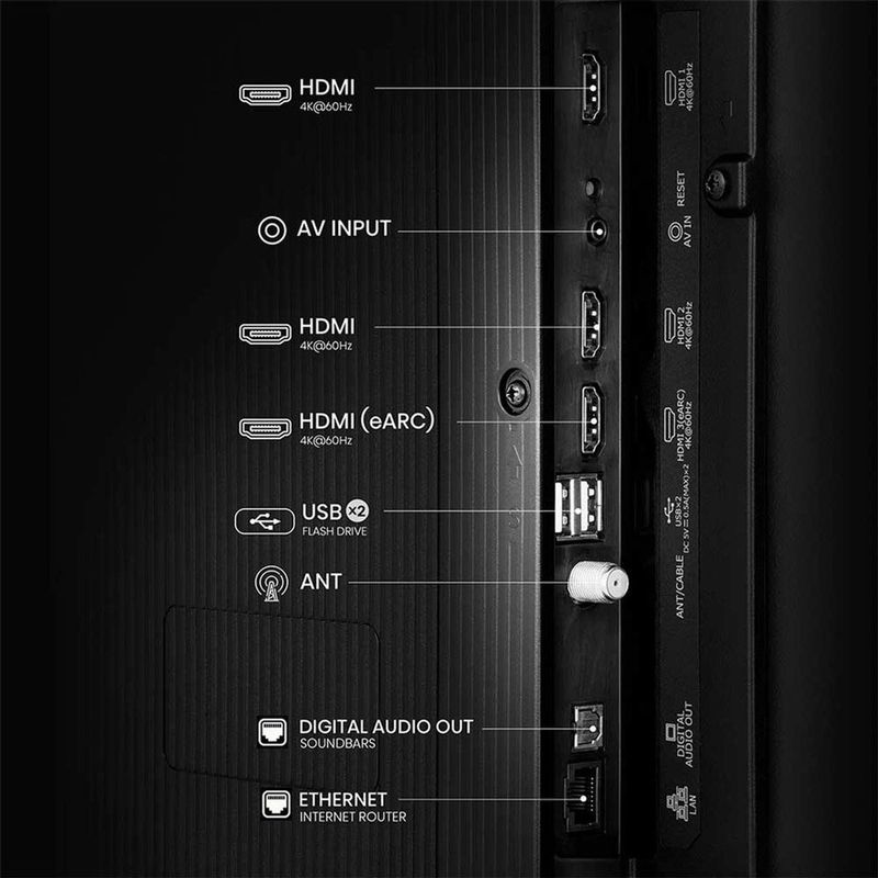 smart tv 4k 65" hisense 65a6nv 107913
