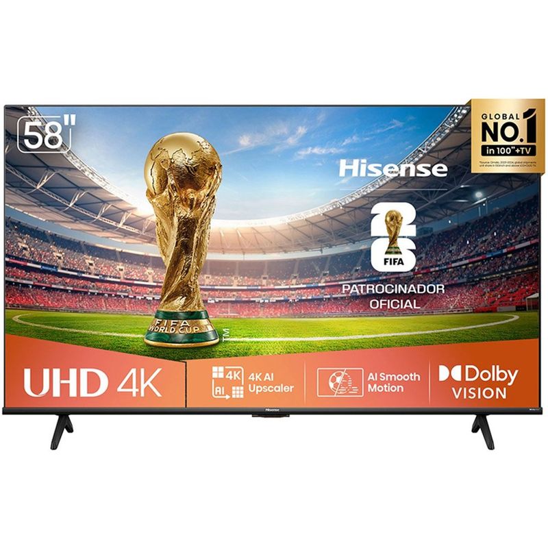 smart tv 4k 58" hisense 58a6n 107853