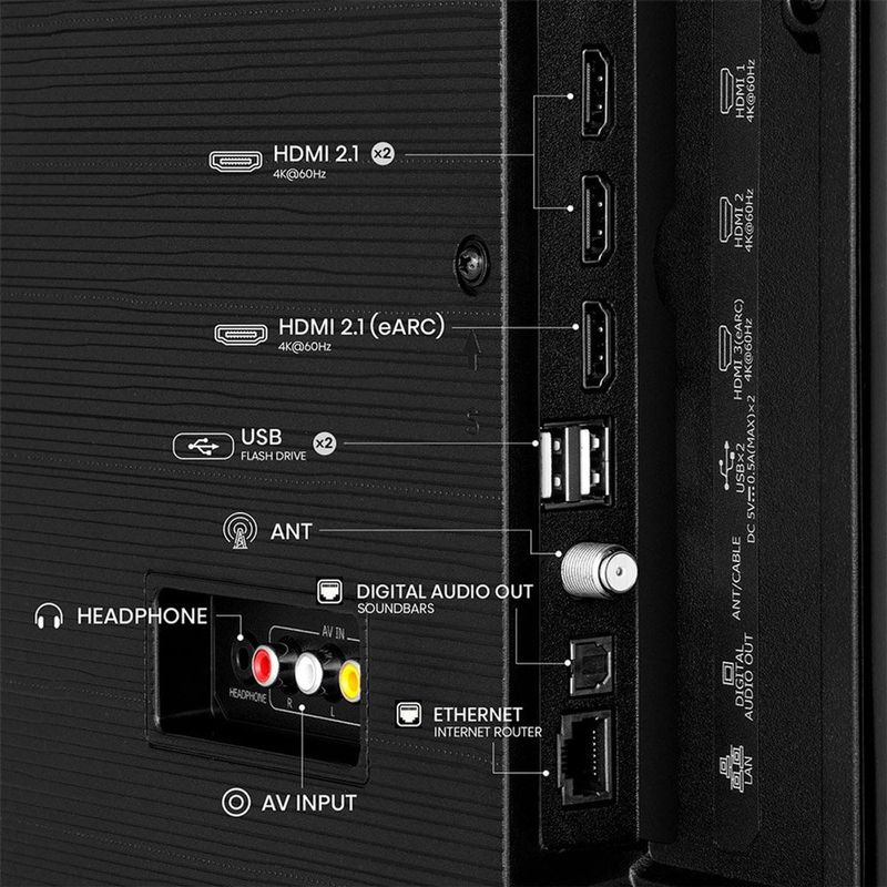 smart tv 4k 58" hisense 58a6n 107853