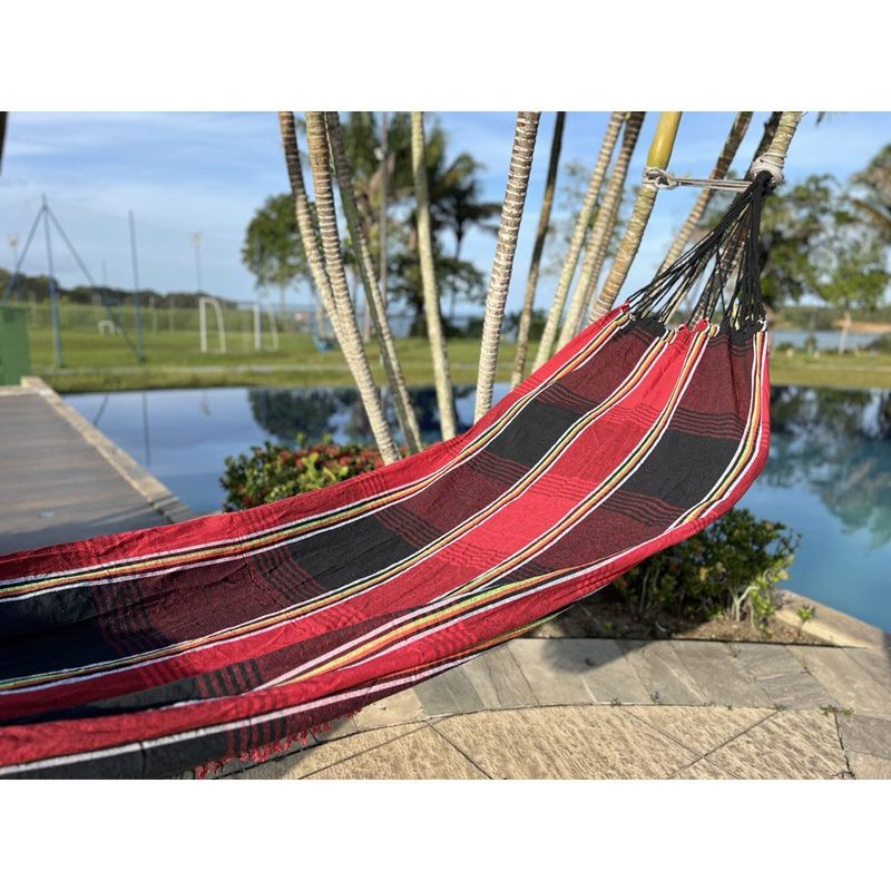 rede de dormir casa da rede brasil jaguaruana vermelho