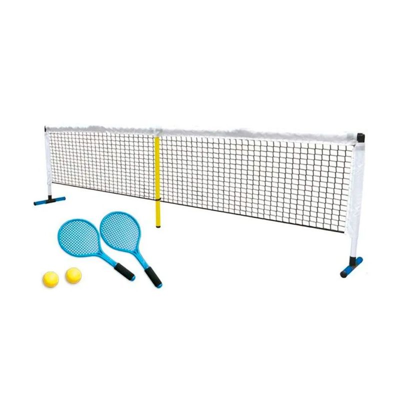 jogo astro toys super tenis evolution com rede raquetes e petecas colorido
