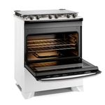 fogão 5 bocas electrolux com mesa inox efficient fe5iw