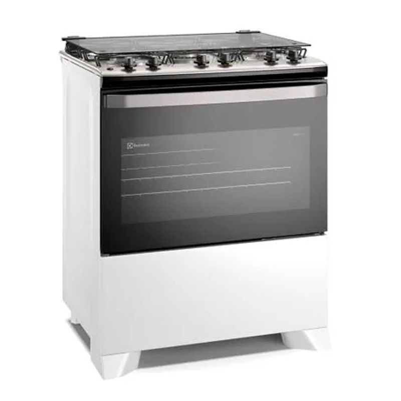 fogão 5 bocas electrolux com mesa inox efficient fe5iw