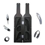kit wellmix 5 pe as para vinho com estojo garrafa (mp)