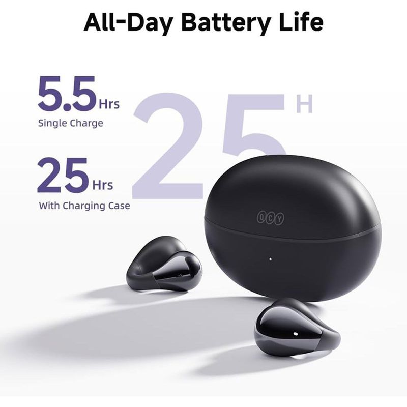 fone de ouvido bluetooth qcy crossky c30 bt preto a-bi
