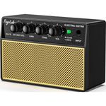 amplificador de guitarra mini de 10w recarregável com bluetooth preto pogolab a-bi