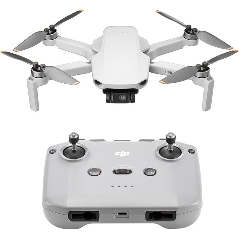 mini drone 4k dji com câmera 4k uhd estabilização gimbal de 3 eixos cinza a-bi