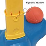 cestinha de basquete ebn kids com som e luz space jam (mp)
