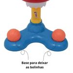 cestinha de basquete ebn kids com som e luz space jam (mp)