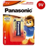 bateria alcalina panasonic 9v (mp)