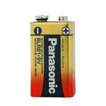 bateria alcalina panasonic 9v (mp)