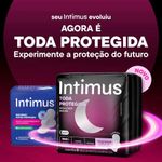 absorvente intimus noturno toda protegida cobertura suave com abas 45 unidades