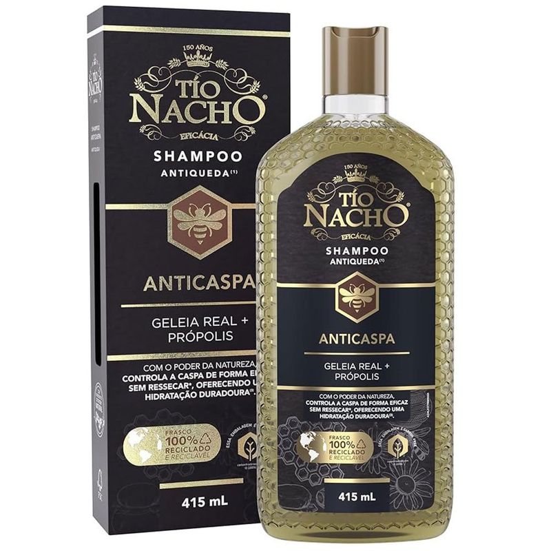 shampoo anticaspa tío nacho 415ml