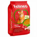 ração para gatos adultos felineo carne e frango 4x3kg (mp)