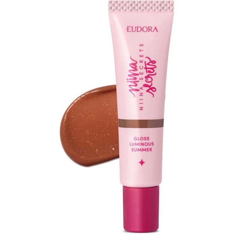 gloss luminous summer eudora niina secrets marrom 12g