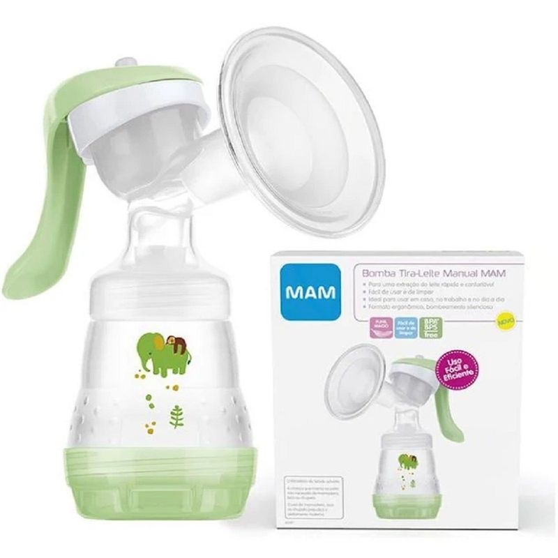 bomba tira leite manual mam breast pump (mp)