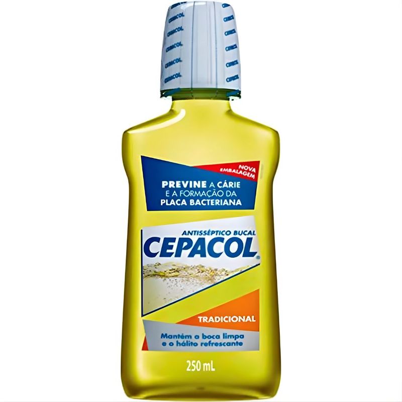 antisséptico bucal cepacol tradicional 250ml