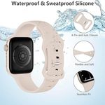 pulseira de silicone para apple watch bege 38mm-49mm a-bi