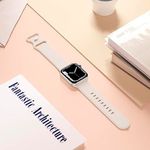 pulseira de silicone para apple watch bege 38mm-49mm a-bi