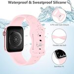 pulseira de silicone para apple watch rosa 38mm-49mm a-bi