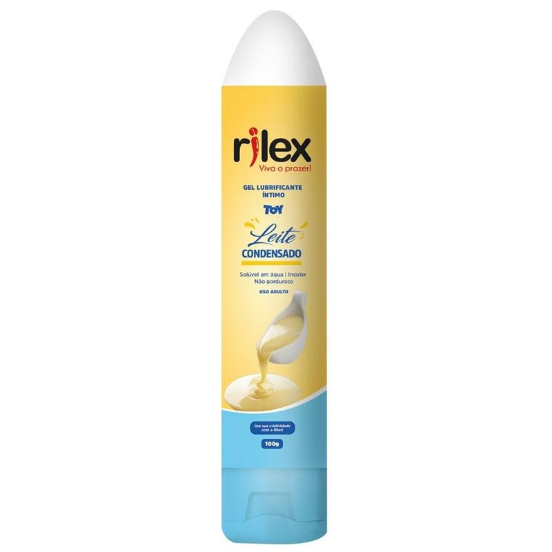 gel lubrificante íntimo rilex toy 100g sabores sortido
