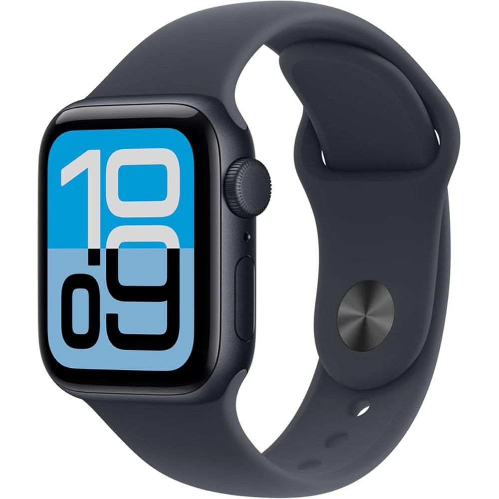 Apple Watch SE 3ª Geração 40mm Pulseira Esportiva Midnight