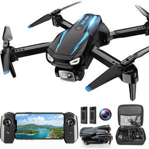 Drone Com Câmera 1080P HD FPV Dobrável Com Flips 3D Dazlen Preto A-BI