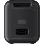 caixa de som bluetooth baumon com 2 microfones e led preto b97a