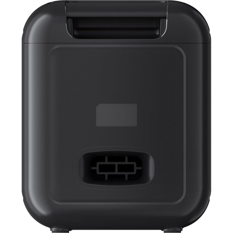 caixa de som bluetooth baumon com 2 microfones e led preto b97a