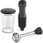 mixer kitchenaid com fio e 2 velocidades preto khb1231ob w-bi