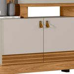 painel home para tv até 50" línea alagoas cor nature com off white