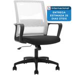 cadeira de escritório com almofada em nylon bestoffice preto a-mbi