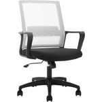 cadeira de escritório com almofada em nylon bestoffice preto a-mbi