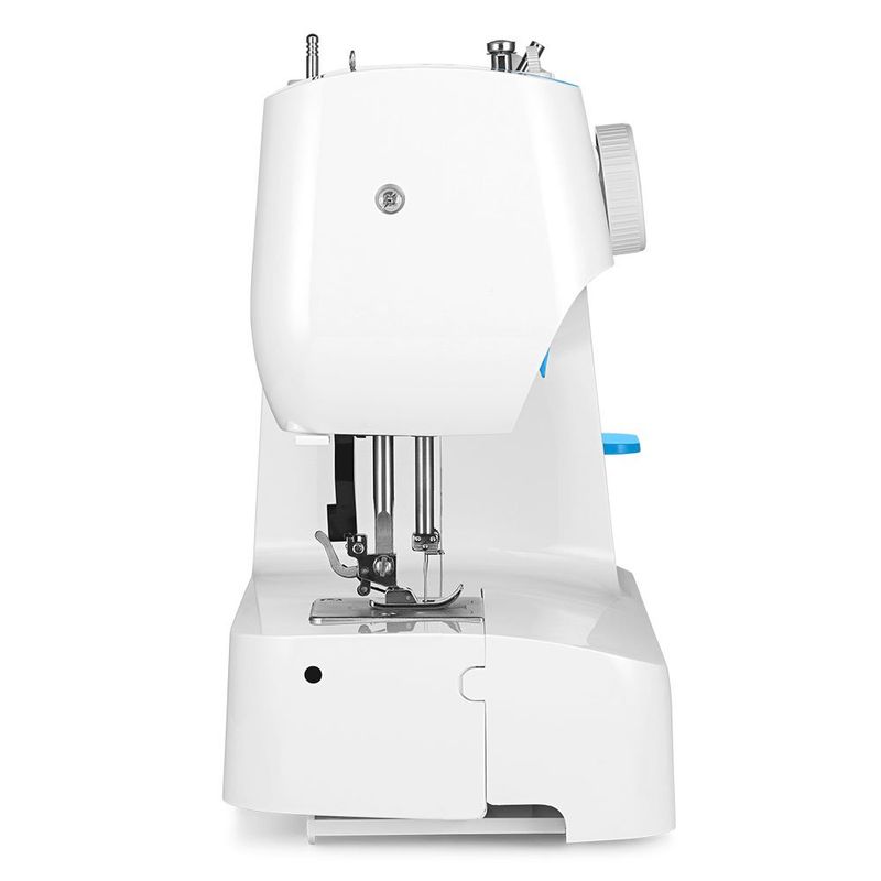 máquina de costura portátil elgin futura plus 12 pontos braço livre 127v (mp)