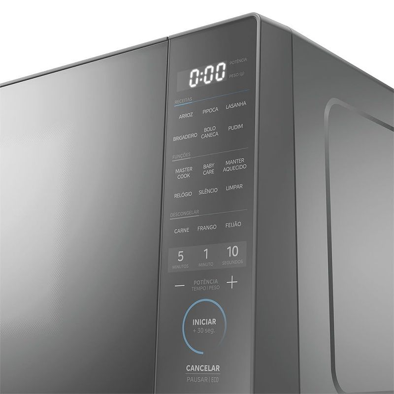 micro-ondas midea 27 litros 127v prata mhp27s1