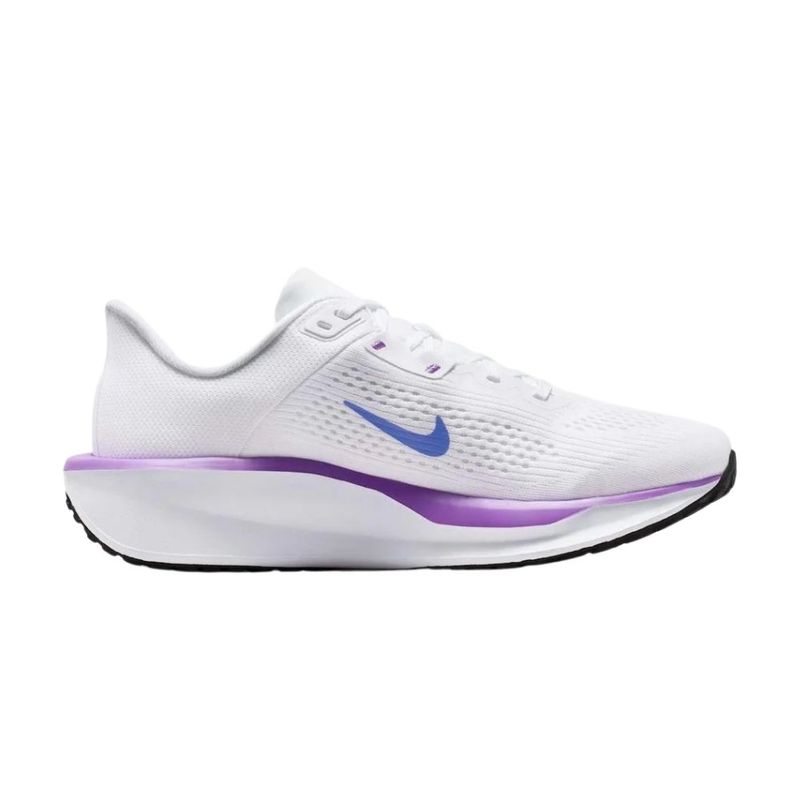 tênis corrida feminino n°35 nike quest 6 branco azul roxo (mp)