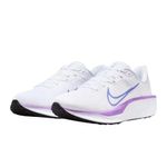 tênis corrida feminino n°35 nike quest 6 branco azul roxo (mp)