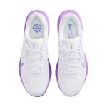 tênis corrida feminino n°35 nike quest 6 branco azul roxo (mp)