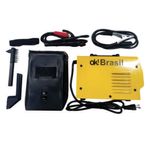 máquina de solda ok! brasil inversora 220v mma-200 (mp)