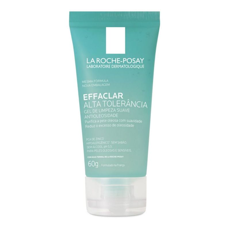 gel limpeza facial la roche effaclar alta toler pele óleo sensi 60g